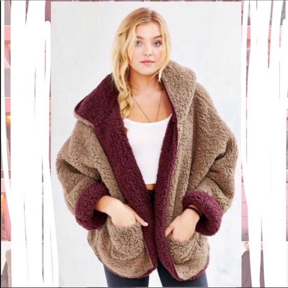 Reversible Sherpa Jacket size xs/s